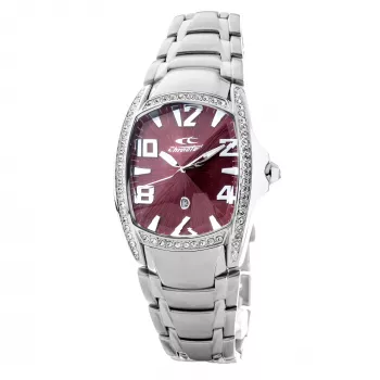 CHRONOTECH Zegarek damski kwarcowy analogowy CT7988LS-64M 31mm srebrny stal nierdzewna