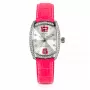 Zegarek damski CHRONOTECH RW0005 35mm Analogowy Kwarcowy Srebrna Tarcza Czarny Skórzany Pasek