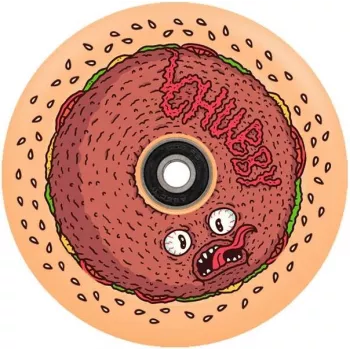 Chubby Wheel 110mm Red Donut - Koło do hulajnogi freestyle z łożyskami ABEC-9