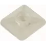 CIMCO Podstawa montażowa do opasek kablowych 27x27 mm Naturalny PA66 Mocowanie klejowe/śrubowe do opasek kablowych do 9 mm 181384