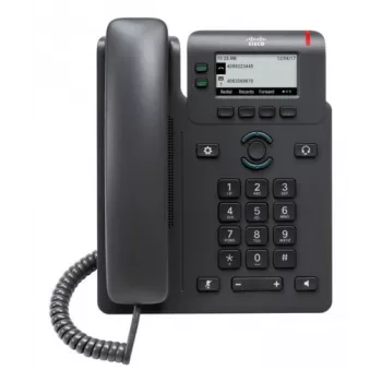 Cisco 6821 IP Phone for MPP Systems (CP-6821-3PCC-K9) - SIP Desk Phone with 2.8 inch Monochrome LCD, PoE, and Full-Duplex Audio