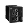 Cisco ISA 3000 Przemysłowe Urządzenie Bezpieczeństwa z 2 portami miedzianymi i 2 światłowodowymi, przepustowość zapory 1 Gbps, montaż na szynie DIN