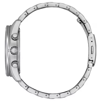 Zegarek CITIZEN Eco-Drive Chronograph CA0770-72X 43mm Stal nierdzewna Zielona Tarcza Męski