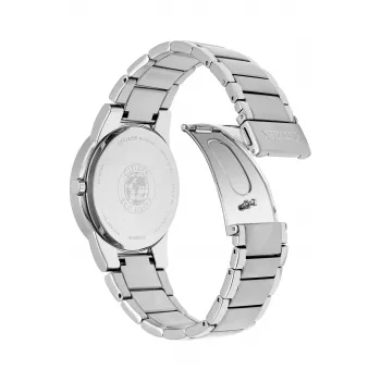 Zegarek męski CITIZEN Eco-Drive AU1060-51G 40mm Stal nierdzewna Czarna tarcza