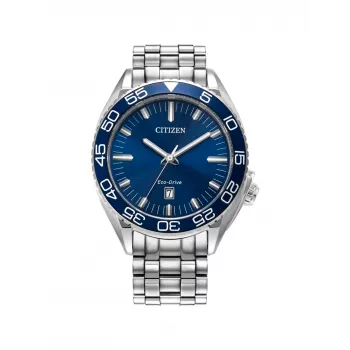 Zegarek męski CITIZEN Eco-Drive AW1770-53L 42mm Stal nierdzewna Niebieska tarcza