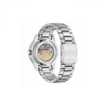 Zegarek automatyczny CITIZEN męski NJ0170-83X 43mm Stal nierdzewna Zielona tarcza