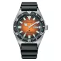 CITIZEN Zegarek automatyczny męski NY0120-01Z 41mm Pomarańczowa tarcza Pasek poliuretanowy