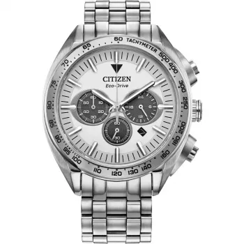 Zegarek męski CITIZEN Eco-Drive Chronograph ze stali nierdzewnej CA4540-54A 43mm