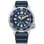 Zegarek nurkowy CITIZEN Eco-Drive BN0151-17L 44mm Niebieska tarcza Niebieski pasek poliuretanowy