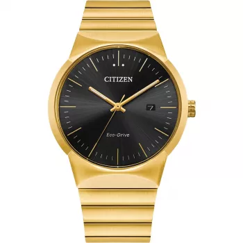 Zegarek CITIZEN Eco-Drive BM7582-56E 40mm Stal nierdzewna Czarna tarcza