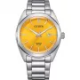 Zegarek męski CITIZEN BI5110-54Z 41mm Stal nierdzewna Niebieska tarcza