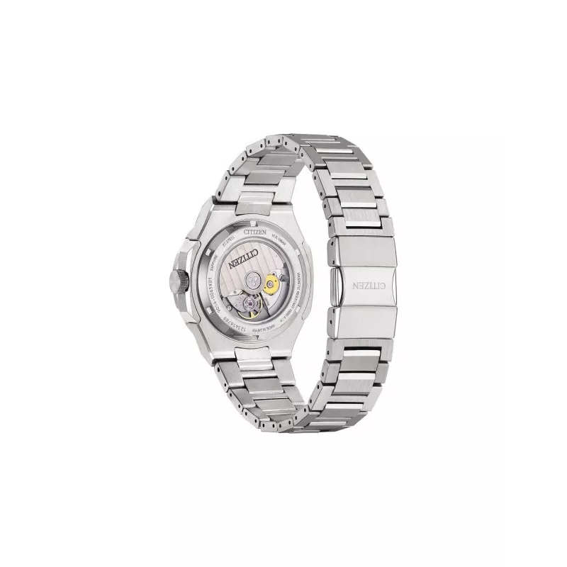 CITIZEN NB6031-56E Automatyczny zegarek nurkowy 41mm Super Titanium Czarna tarcza