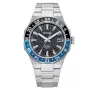 CITIZEN NB6031-56E Automatyczny zegarek nurkowy 41mm Super Titanium Czarna tarcza