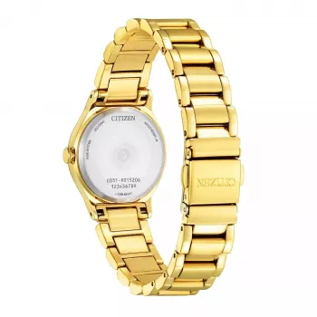 Zegarek CITIZEN Eco-Drive Damski EM0737-58E 28mm Stal Szlachetna Diamentowy Bezel