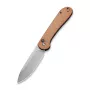 Nóż CIVIVI Button Lock Elementum Brązowy Micarta