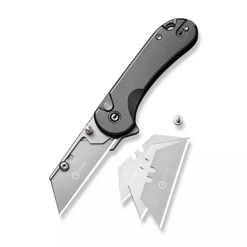Nóż użytkowy CIVIVI Elementum D2 Black G10