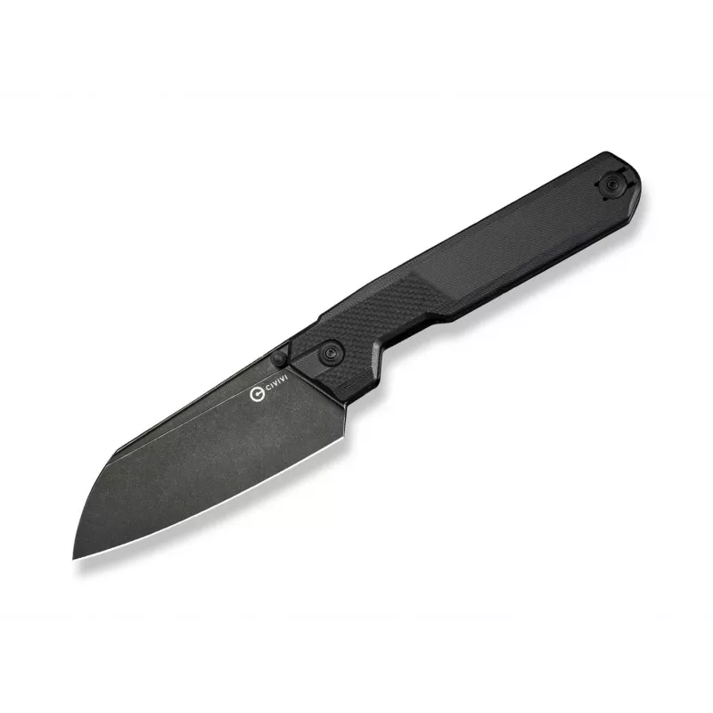 CIVIVI Hid G10 All Black Folding Knife with Sandvik 14C28N Blade