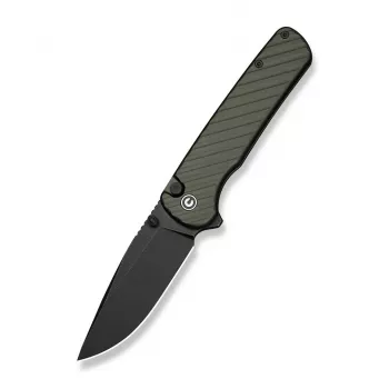 Civivi Iron Tide składany nóż 14C28N leśna zieleń aluminium