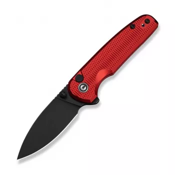 CIVIVI Mini Shakan Nóż Nitro-V Czerwony Aluminiowy