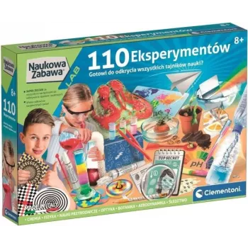 Clementoni 110 Eksperymentów Zestaw naukowy