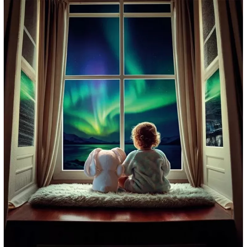 Clementoni Pluszowa Zabawka - Króliczek Projektor z Gwiezdnym Niebem, Melodiami i Odgłosami Natury