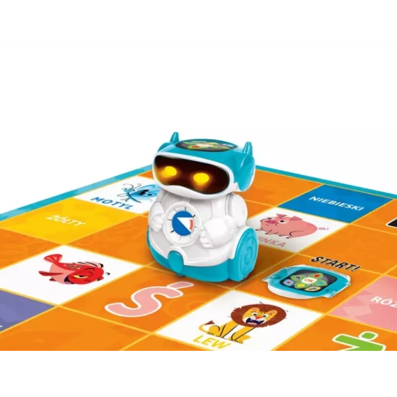 Clementoni DOC Robot Edukacyjny dla Dzieci, Język Polski, 5+ Lat, Zabawka STEM do Kodowania
