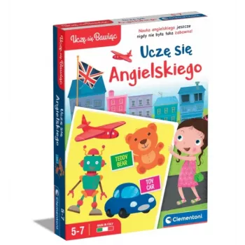 Clementoni Gra Edukacyjna Uczę się Angielskiego Baw się i Ucz Język Polski 28350