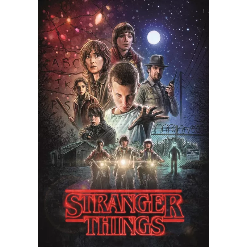 Clementoni Puzzle 1000 Netflix Stranger Things Season 1 Poster