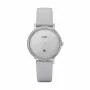 Zegarek damski CLUSE Minuit 33 mm Różowe Złoto Stal Szara Skóra
