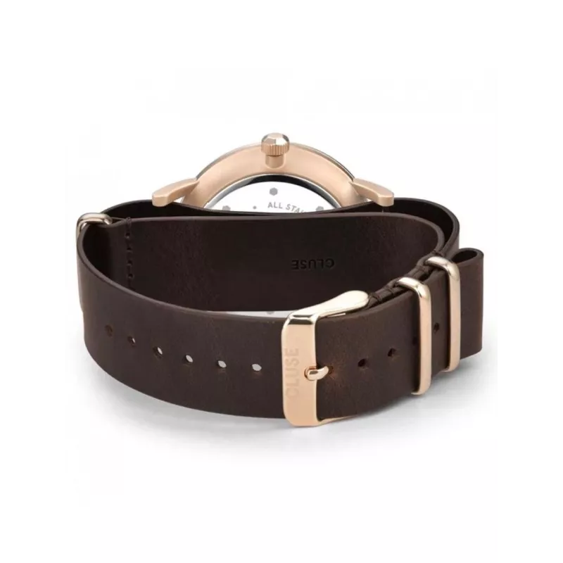 Zegarek damski CLUSE Minuit CW0101501009 33 mm Złota siatka ze stali nierdzewnej
