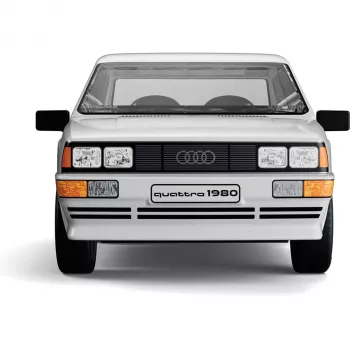 Cobi Audi Quattro 1980 Biały Zestaw Klocków Konstrukcyjnych w Skali 1:35