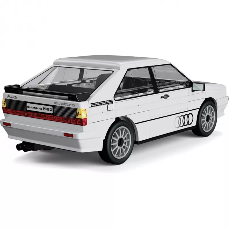 Cobi Audi Quattro 1980 Biały Zestaw Klocków Konstrukcyjnych w Skali 1:35