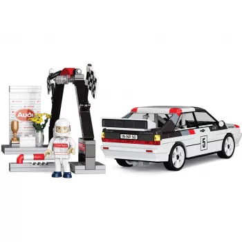 Zestaw klocków konstrukcyjnych Cobi Audi Quattro Group 4 (skala 1:35, 240 elementów)