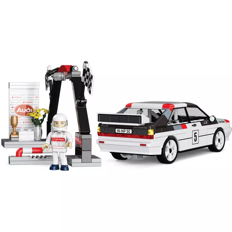 Zestaw klocków konstrukcyjnych Cobi Audi Quattro Group 4 (skala 1:35, 240 elementów)