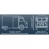 Zestaw klocków konstrukcyjnych COBI Citroen Type H 1:35 (246 elementów)