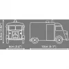 Zestaw klocków konstrukcyjnych COBI Citroen Type H Policja (skala 1:35)