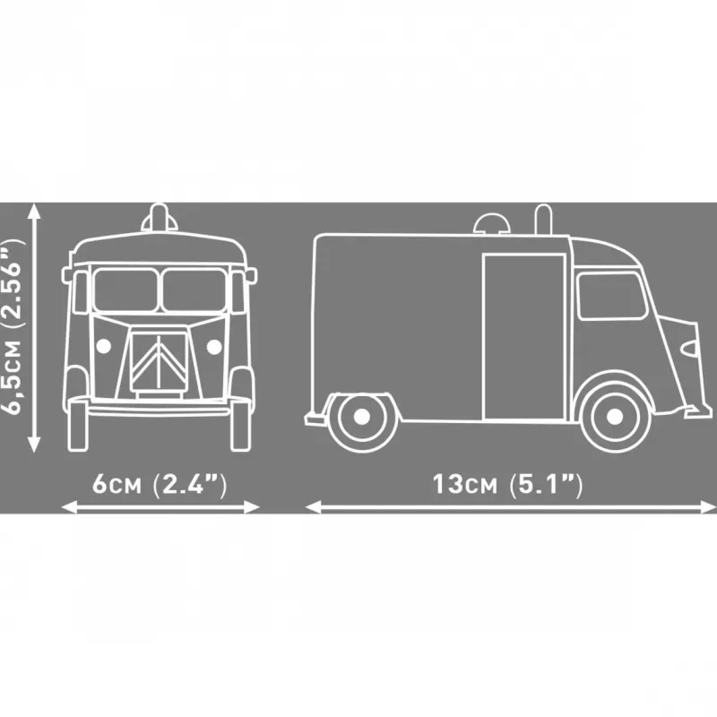 Zestaw klocków konstrukcyjnych COBI Citroen Type H Policja (skala 1:35)