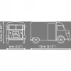 COBI Citroen Type H Service Plastikowy Model 1:35