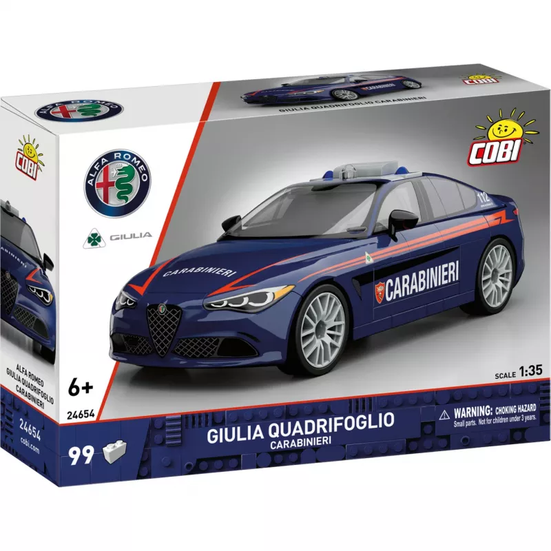 Cobi Giulia Quadrifoglio Carabinieri Klocki Konstrukcyjne Zestaw 1:35