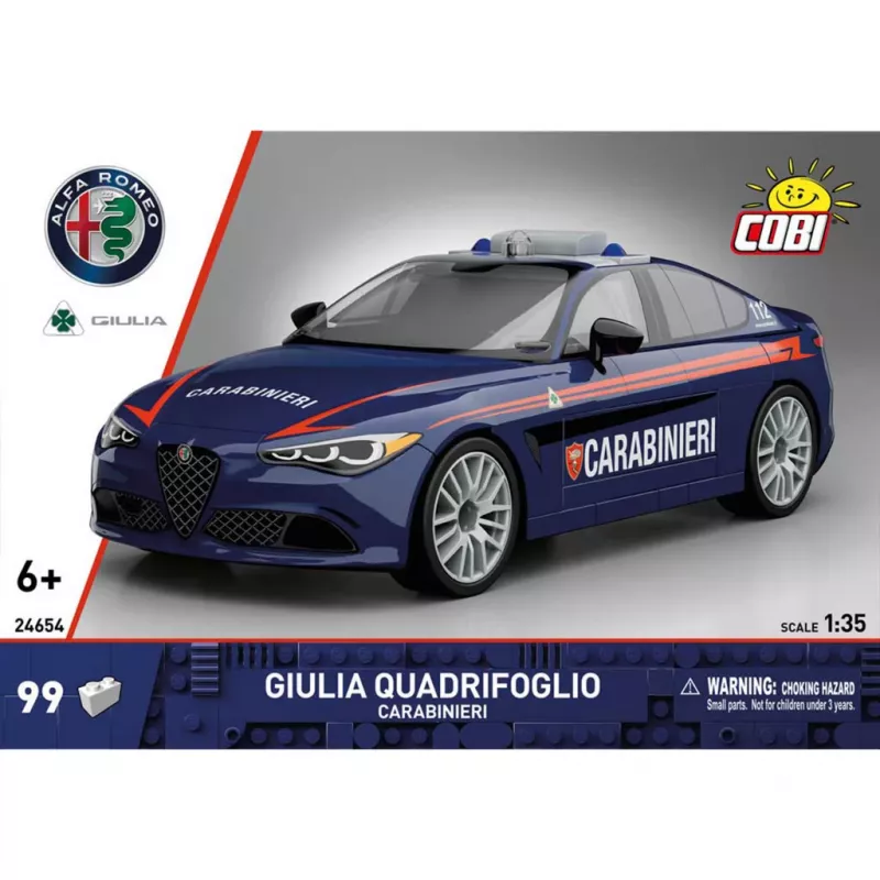 Cobi Giulia Quadrifoglio Carabinieri Klocki Konstrukcyjne Zestaw 1:35