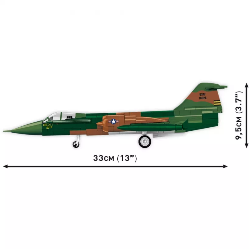 Cobi Lockheed F-104 Starfighter Building Blocks Set (370 Pieces)