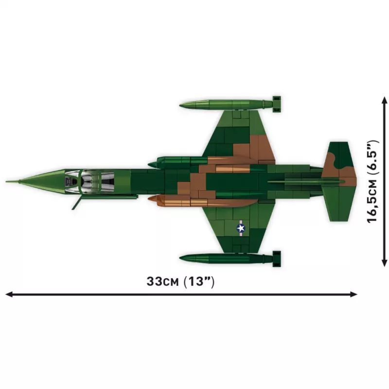 Cobi Lockheed F-104 Starfighter Building Blocks Set (370 Pieces)