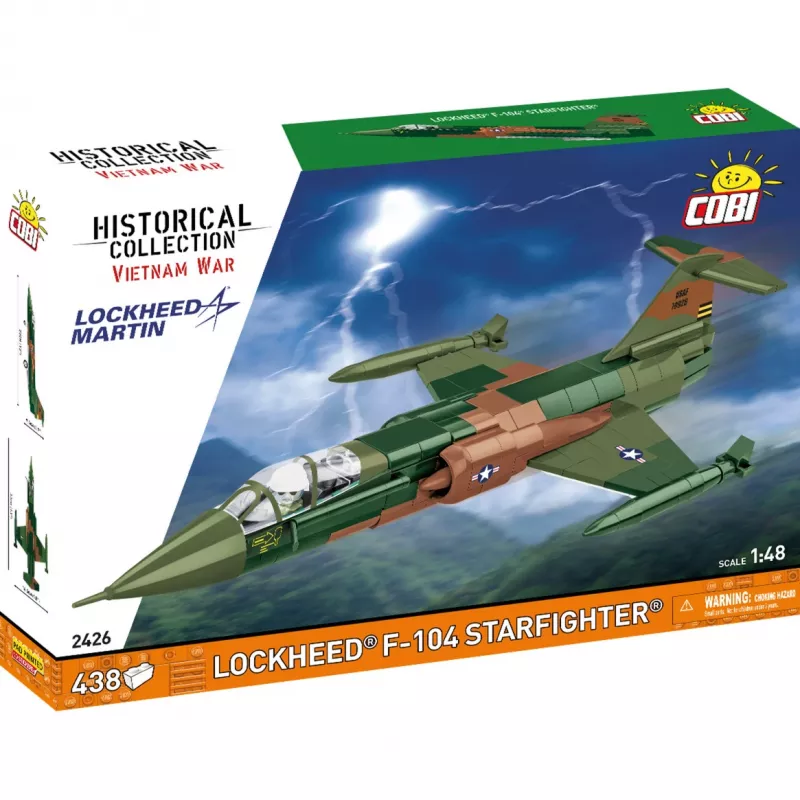 Cobi Lockheed F-104 Starfighter Building Blocks Set (370 Pieces)