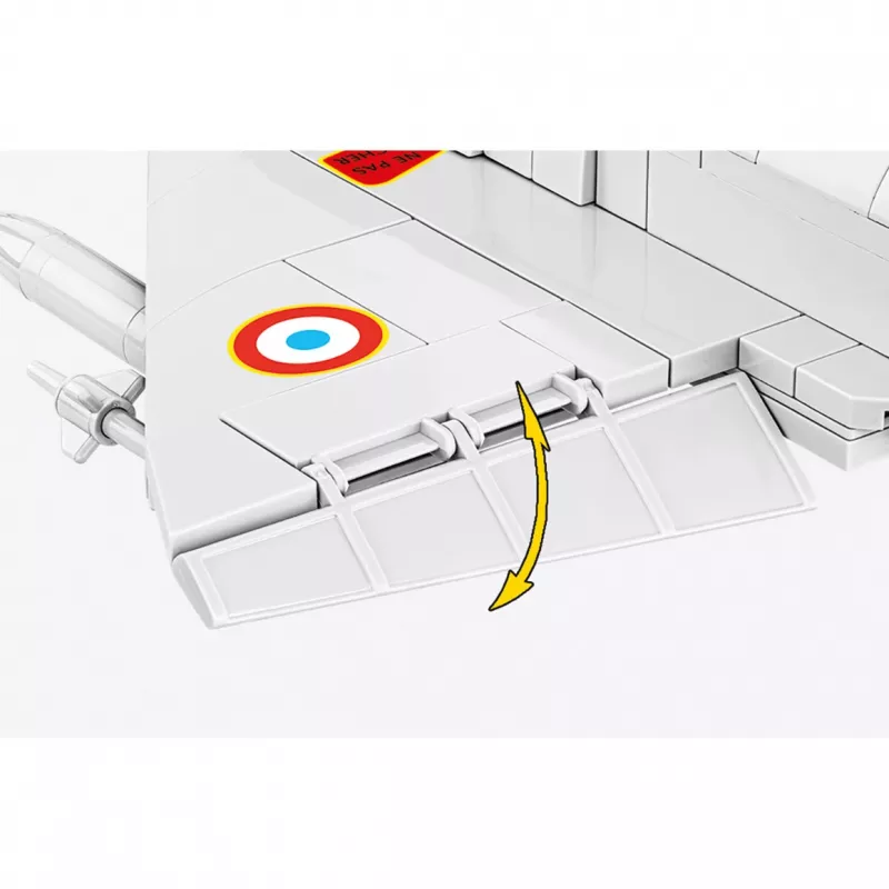 Zestaw konstrukcyjny Cobi Mirage IIIC w skali 1:48 (560 elementów)