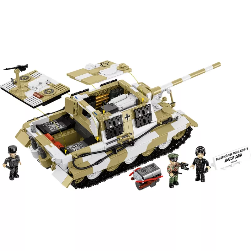 COBI Panzerjäger Tiger Ausf. B Jagdtiger Klocki Konstrukcyjne (1371 elementów)