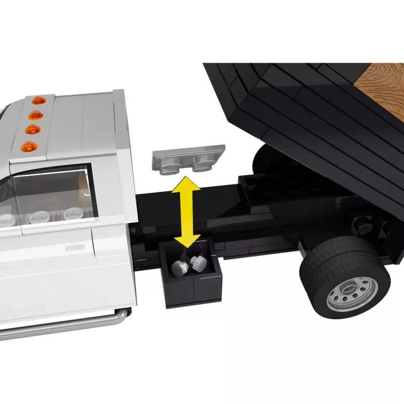 Zestaw klocków konstrukcyjnych COBI RAM 3500 Dump Truck w skali 1:35