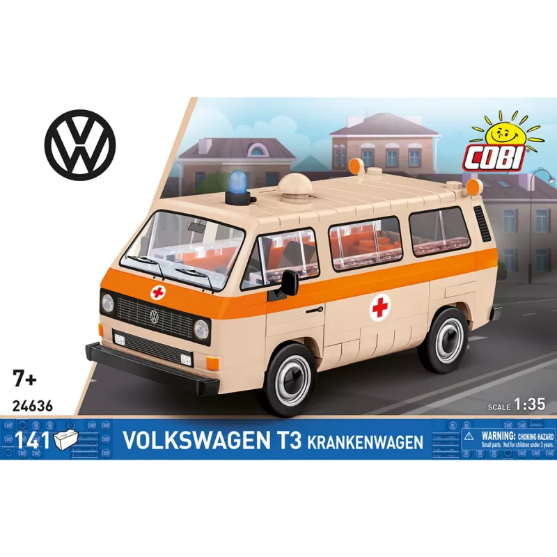 COBI Volkswagen T3 Ambulance Plastikowy Model do Sklejania 1:35