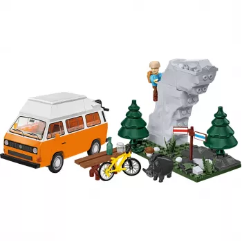 COBI Volkswagen T3 Camper Van 1:25 Die-Cast Model - Red