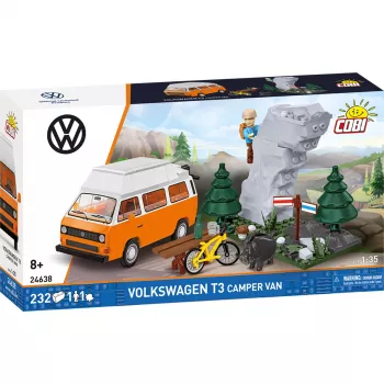 COBI Volkswagen T3 Camper Van 1:25 Die-Cast Model - Red