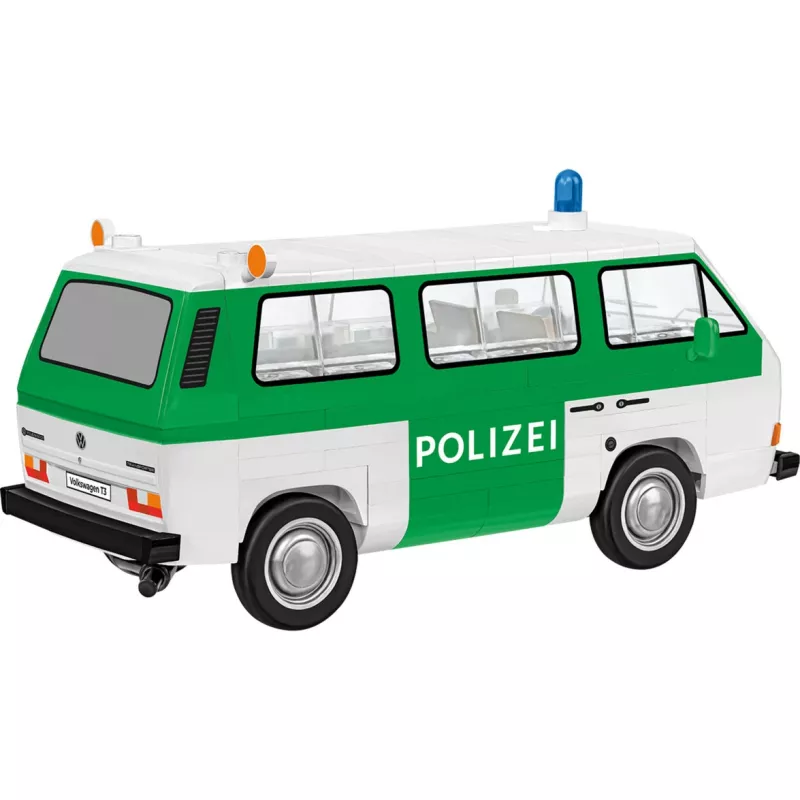 Zestaw klocków konstrukcyjnych COBI Volkswagen T3 Policja w skali 1:35, 225 elementów